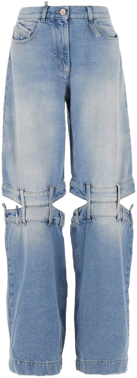 The Attico The Attico Denim jeans Lichtblauw