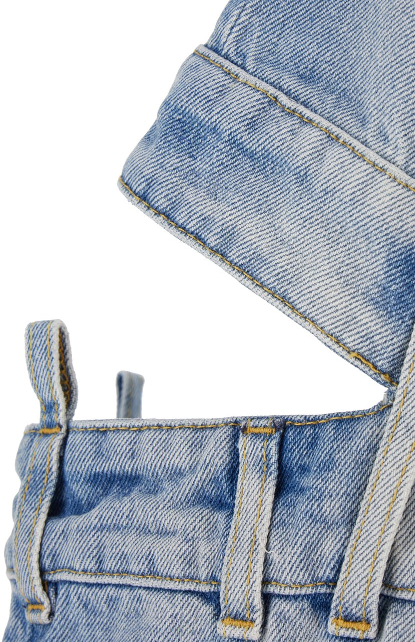 The Attico The Attico Denim jeans Lichtblauw