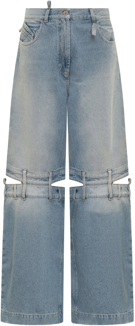 The Attico Pantalone Jeans Blauw