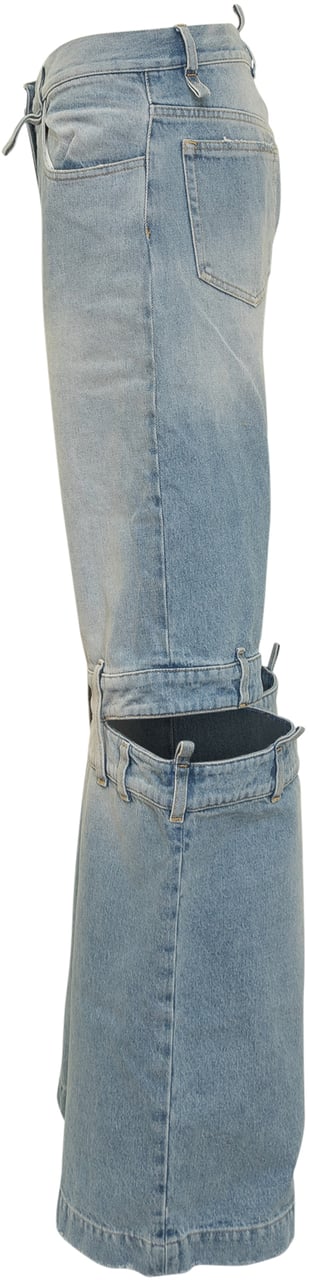 The Attico Pantalone Jeans Blauw
