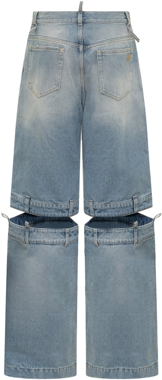 The Attico Pantalone Jeans Blauw