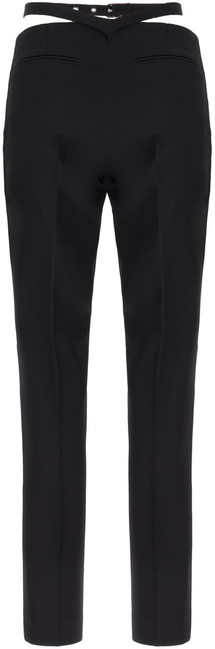 The Attico The Attico Black wool pant Zwart
