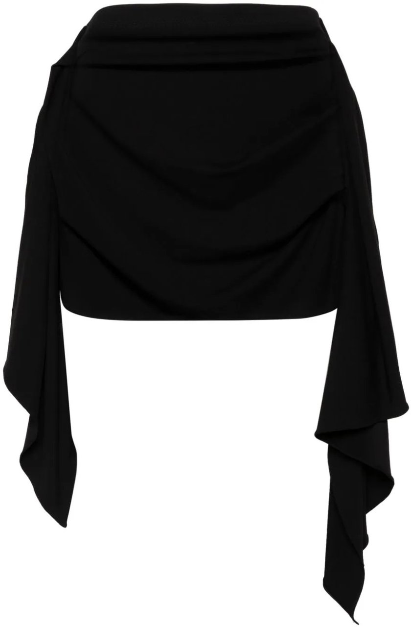 The Attico Mini Skirt Zwart