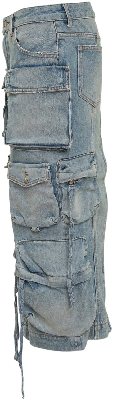 The Attico Gonna Midi Blauw