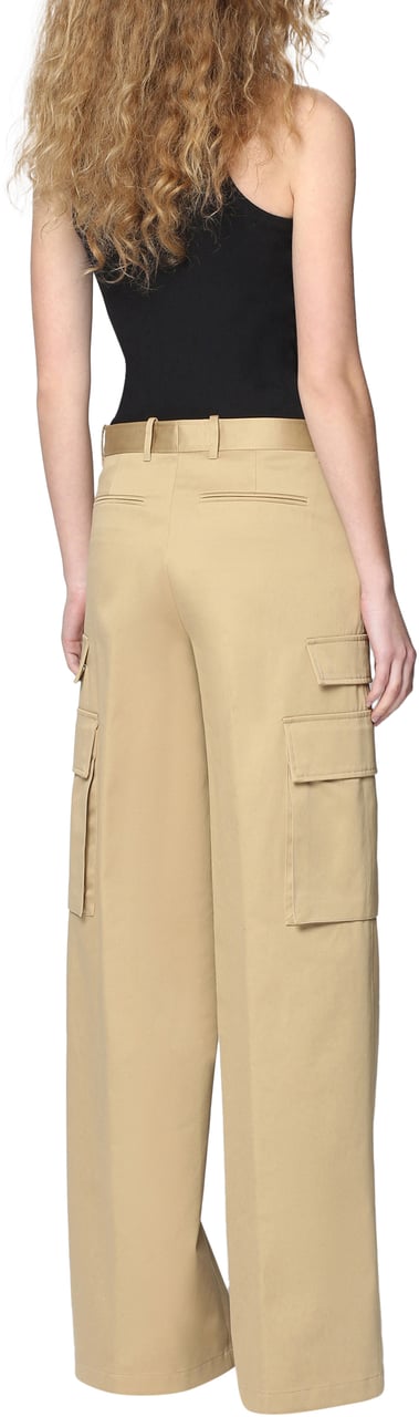 The Attico Logo cotton tank top Zwart