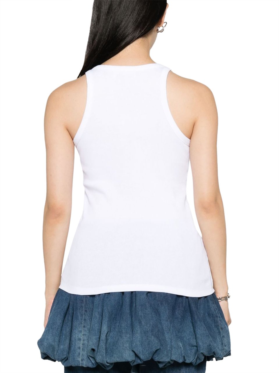 The Attico Top White Wit
