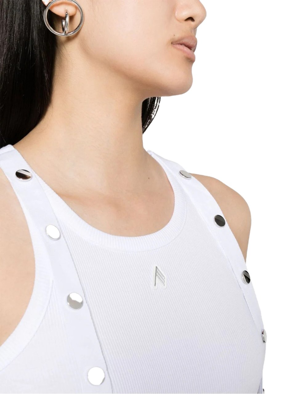 The Attico tank top white Wit