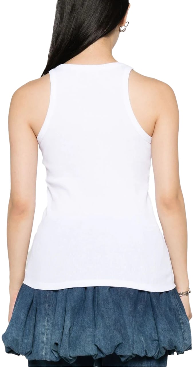 The Attico tank top white Wit