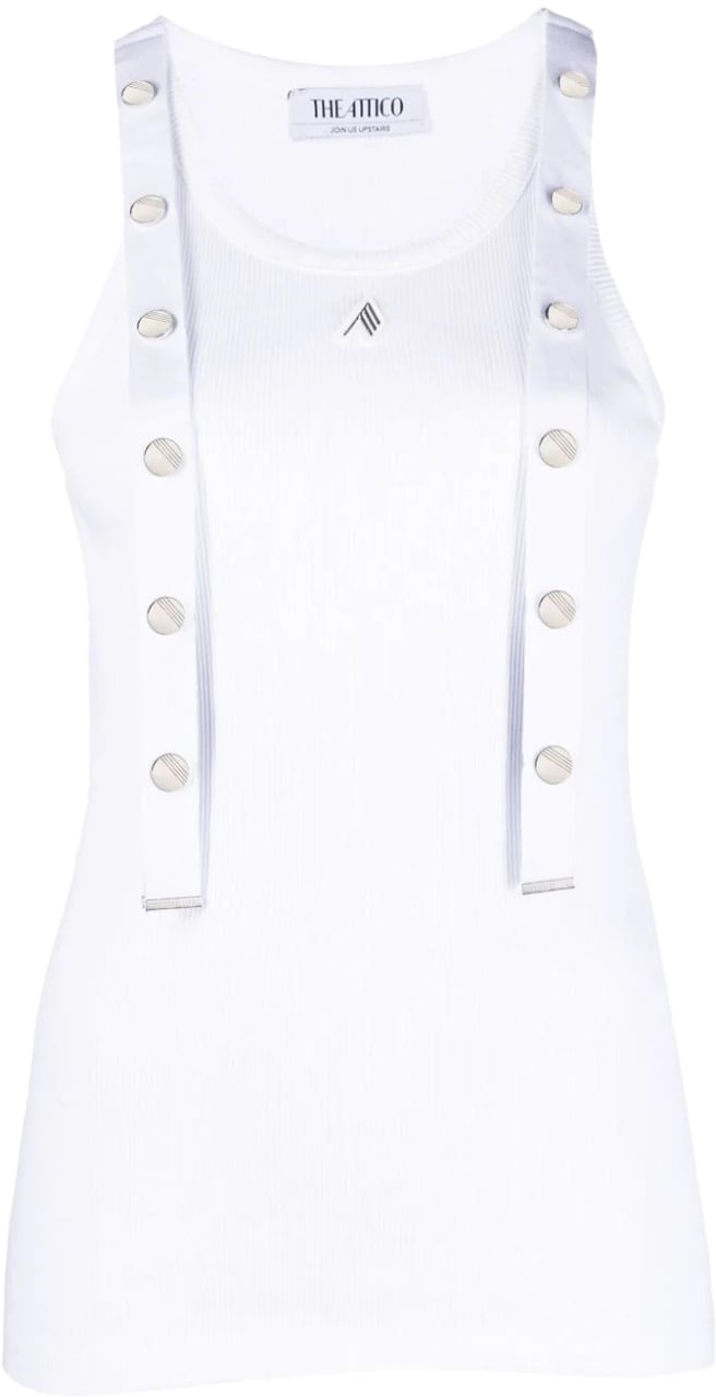 The Attico tank top white Wit