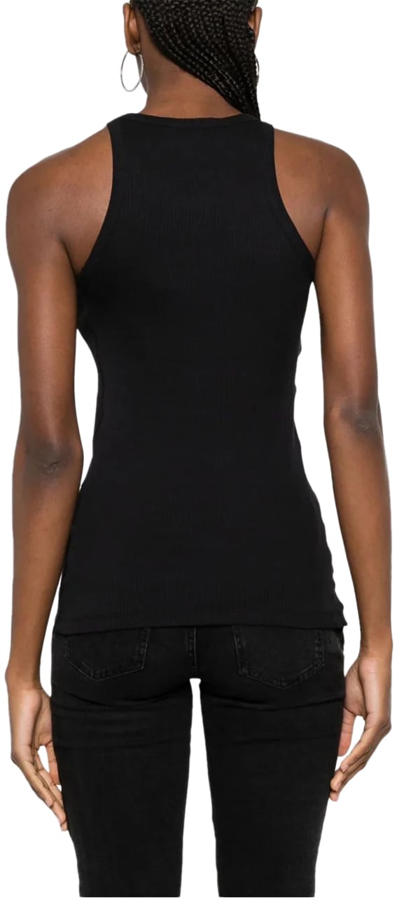 The Attico tank top black Zwart