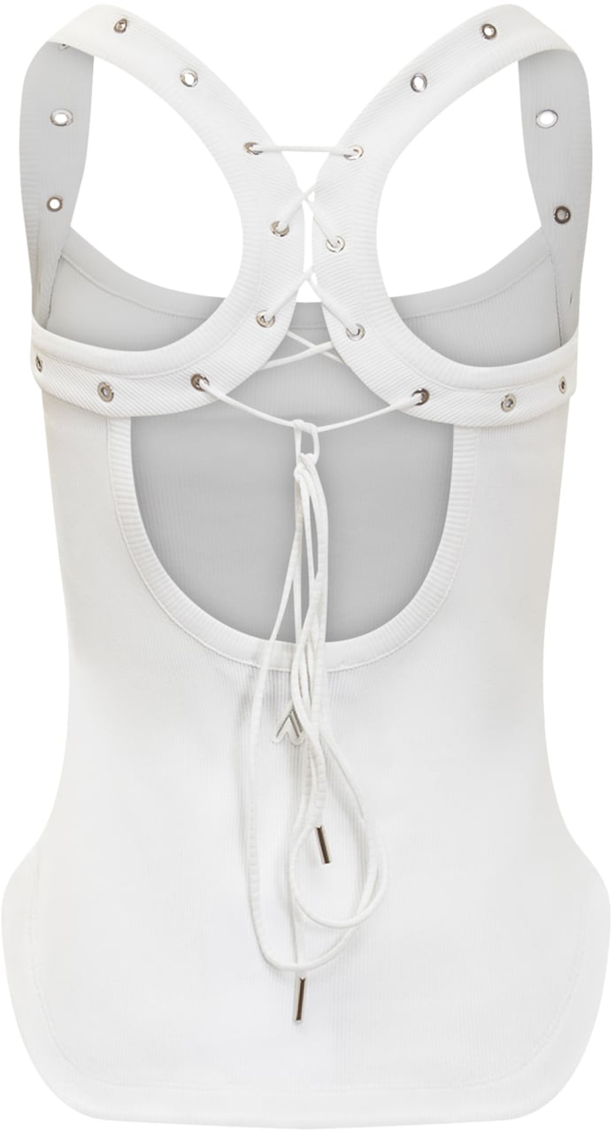 The Attico Tank Top Costina Wit