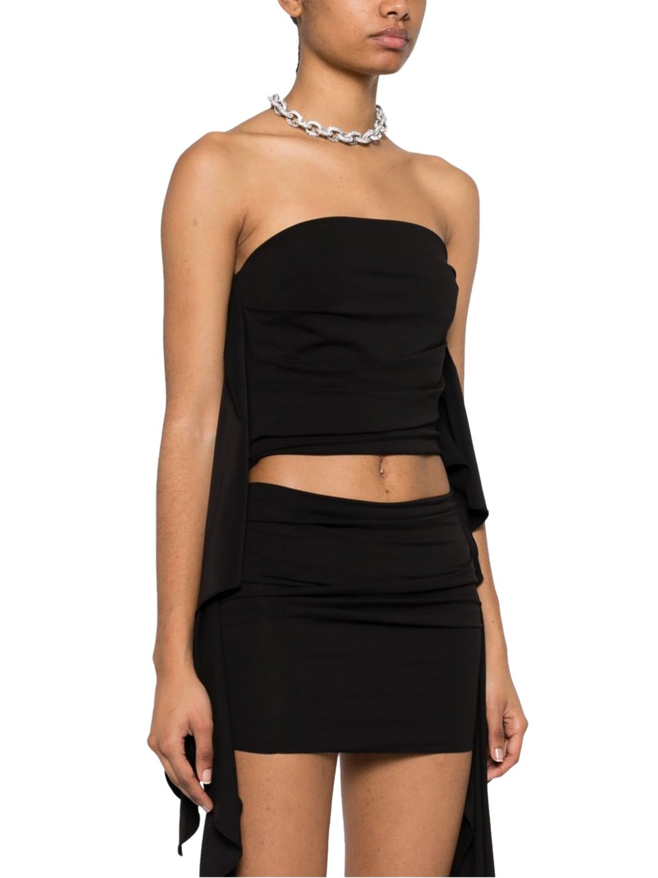 The Attico top black Zwart