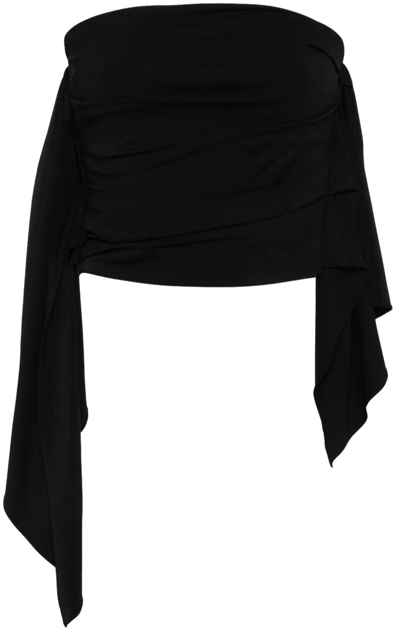 The Attico top black Zwart