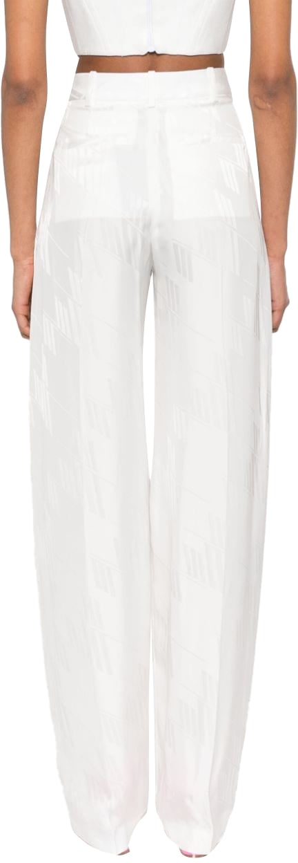 The Attico Trousers White Wit