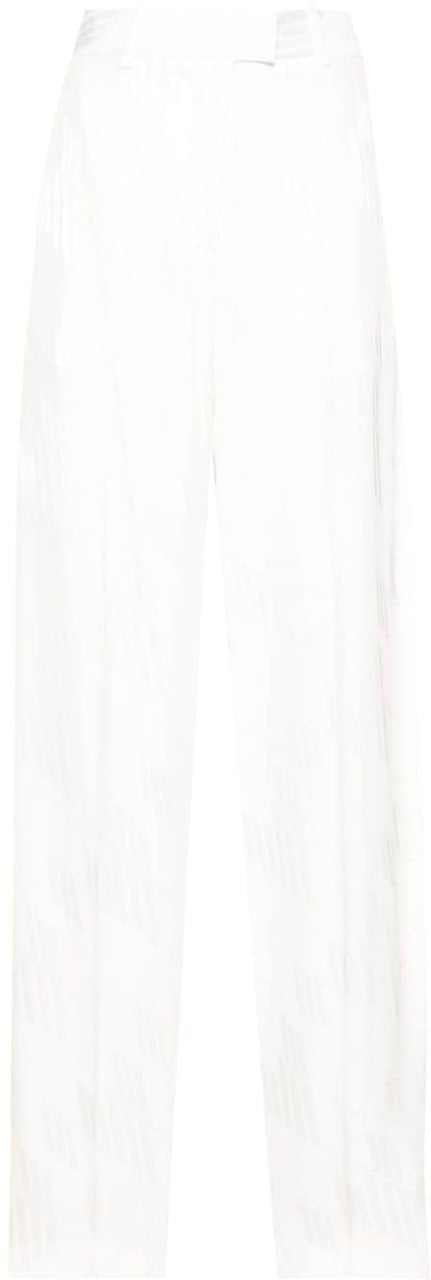 The Attico Trousers White Wit