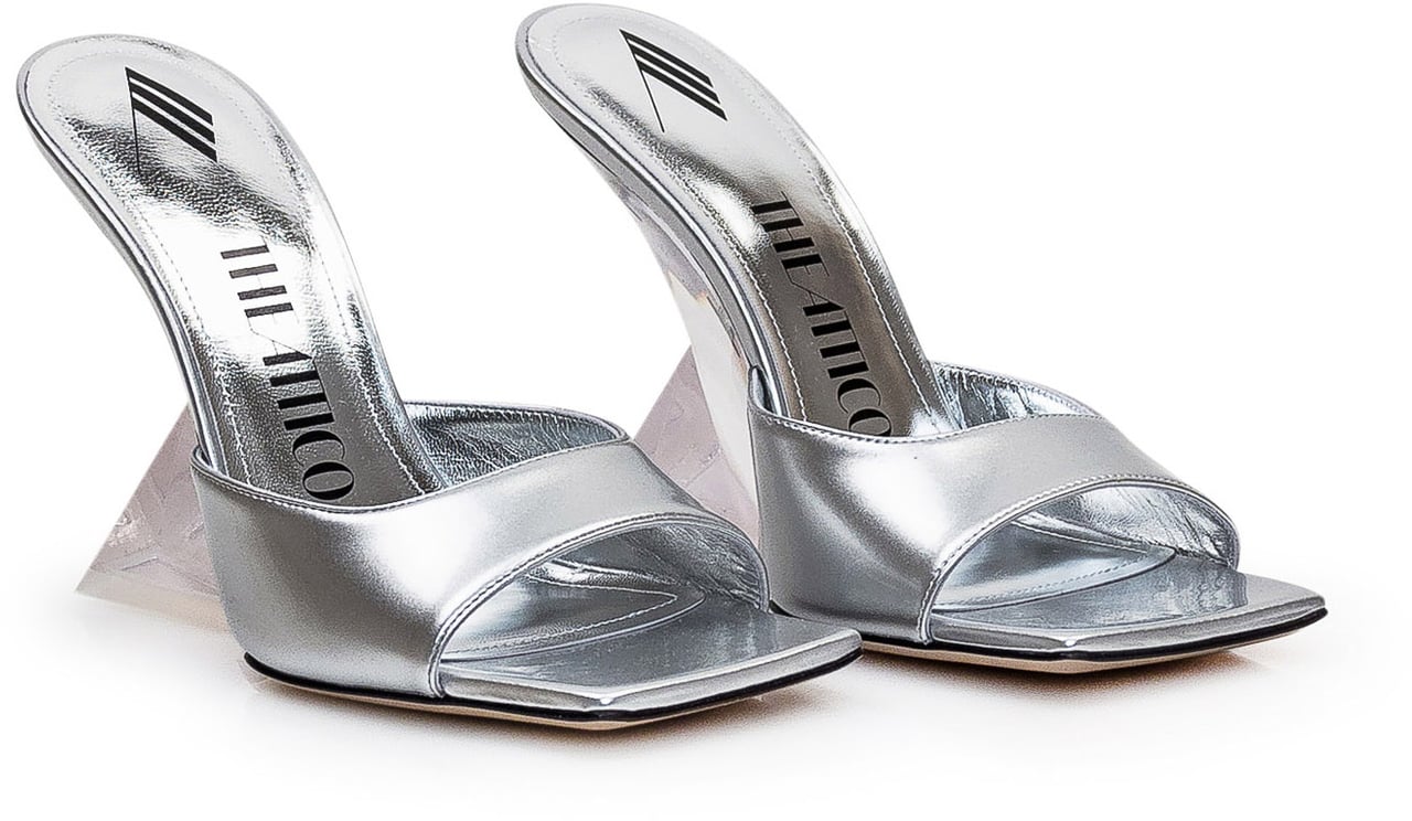 The Attico Mule Cheope Zilver