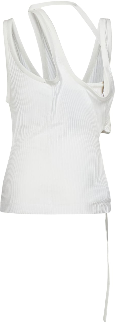 The Attico Top White Wit
