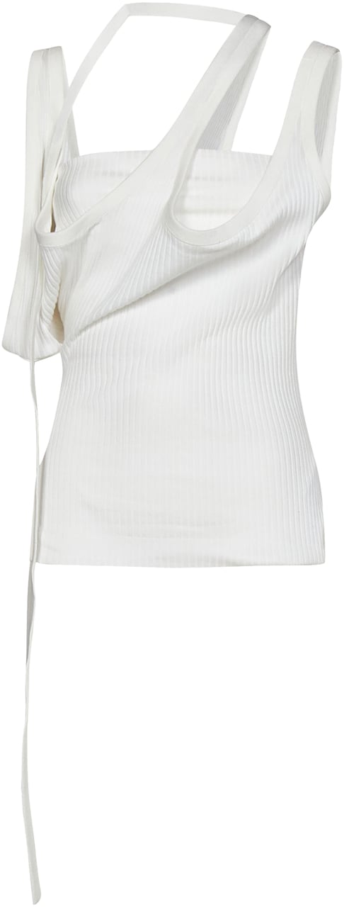 The Attico Top White Wit