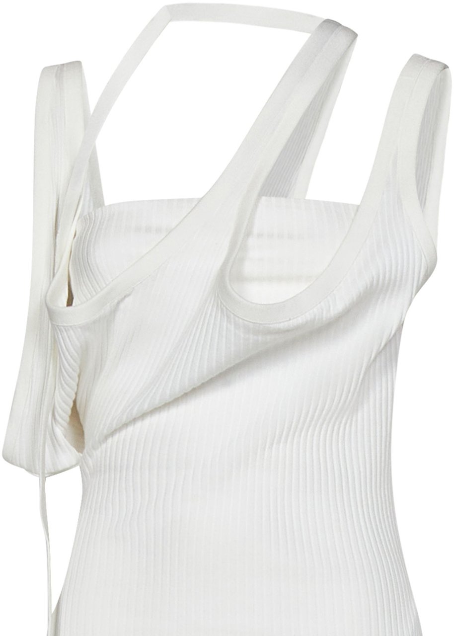 The Attico Top White Wit