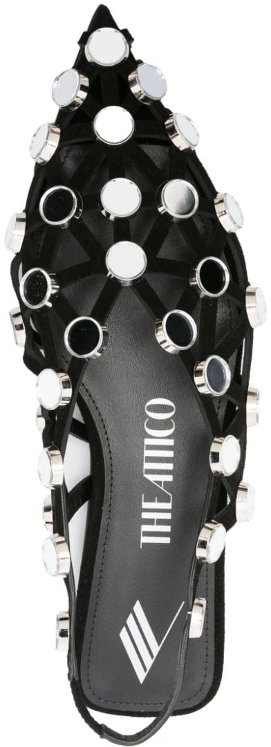 The Attico Flat Shoes Black Zwart