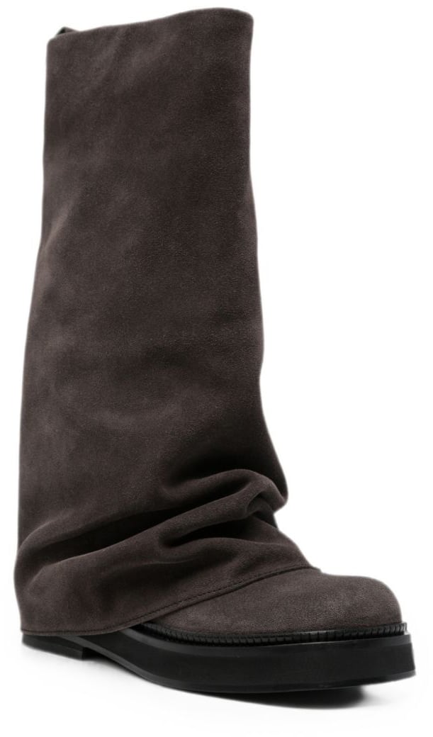 The Attico Boots Grigio Donkergrijs