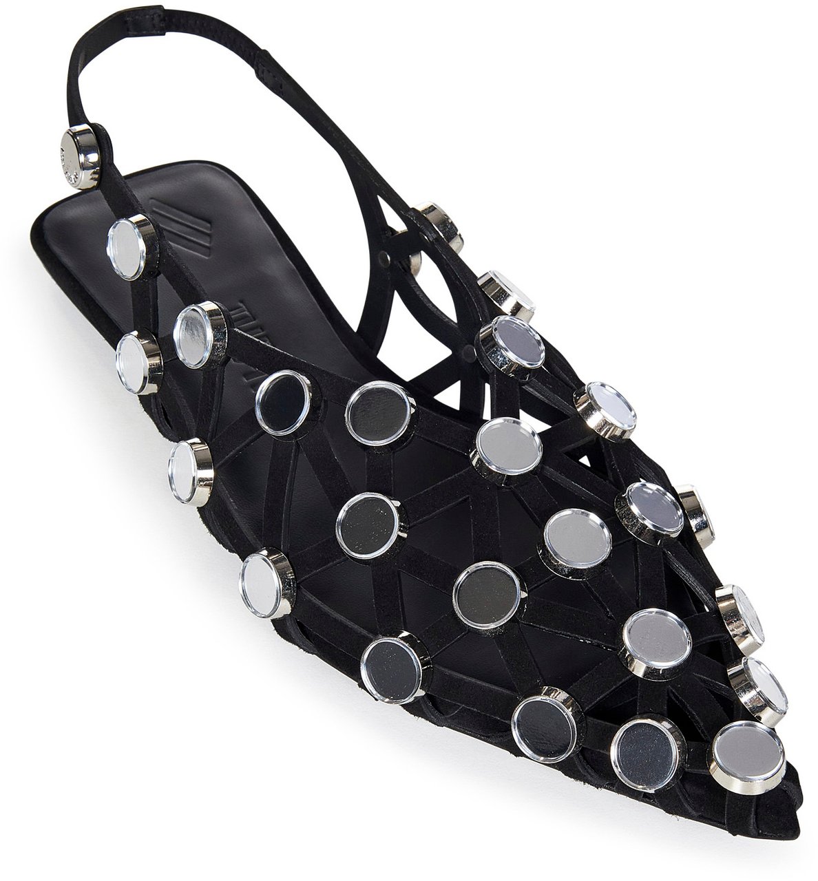 The Attico Flat Shoes Black Zwart