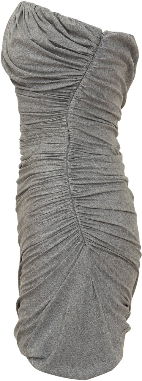 The Attico Abito Mini Jersey Grijs