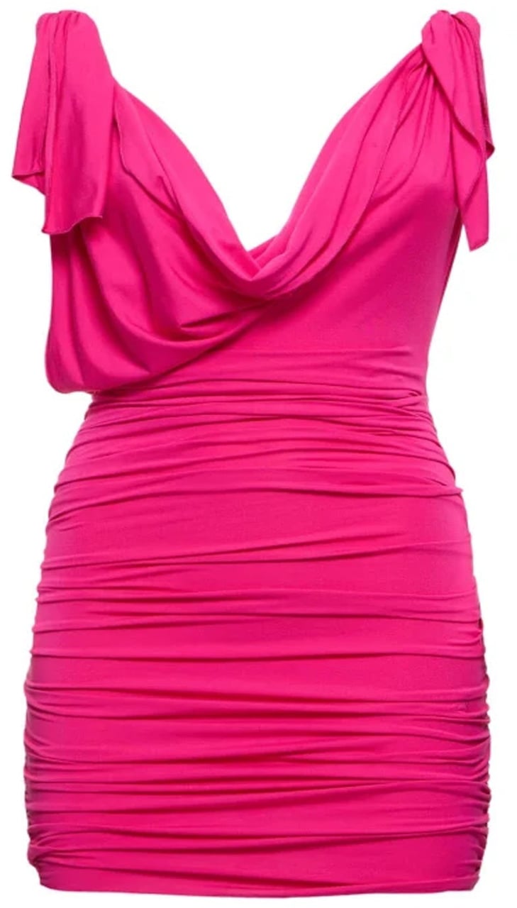 The Attico The attico Jersey Mini Dress Roze