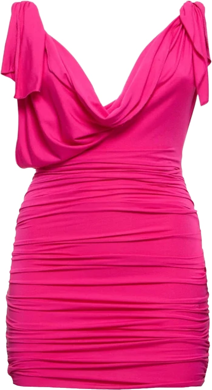 The attico Jersey Mini Dress Roze