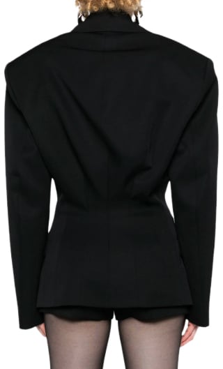 The Attico Blazer Black Zwart