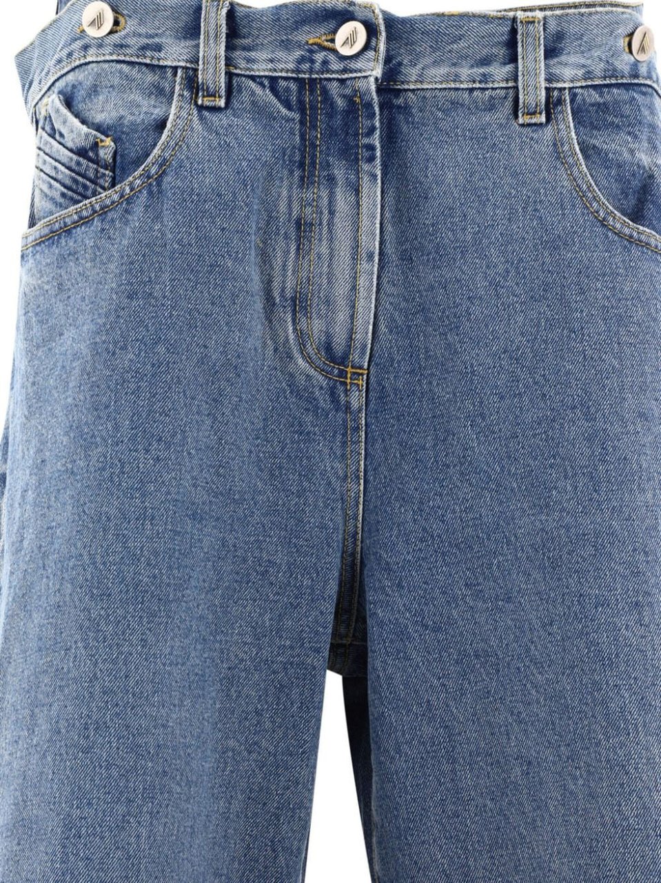 The Attico Jeans Clear Blue Blauw