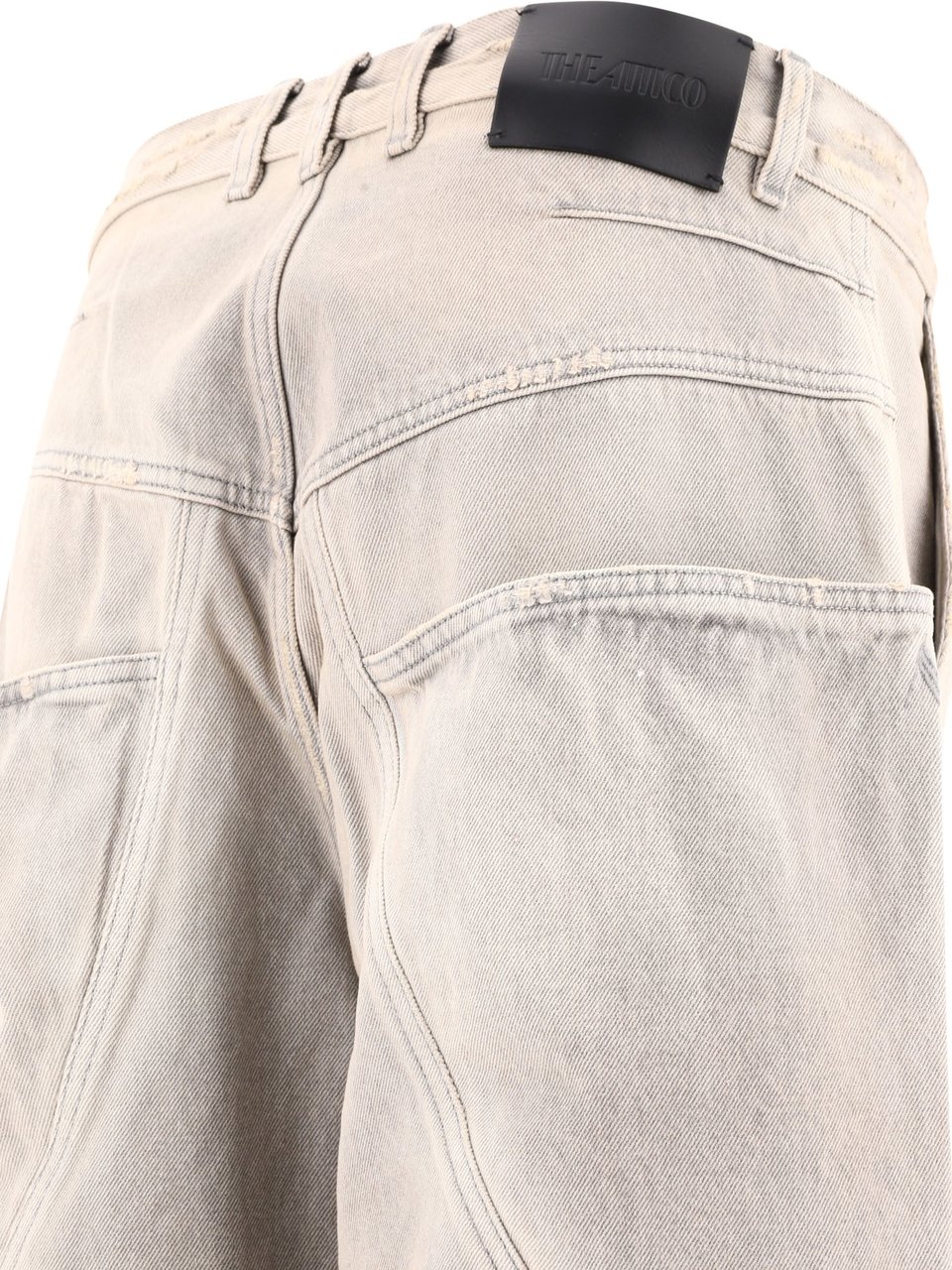 The Attico Wide leg jeans Grijs