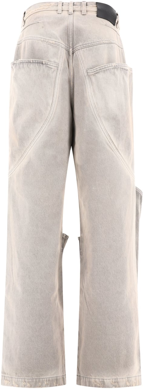 The Attico Wide leg jeans Grijs