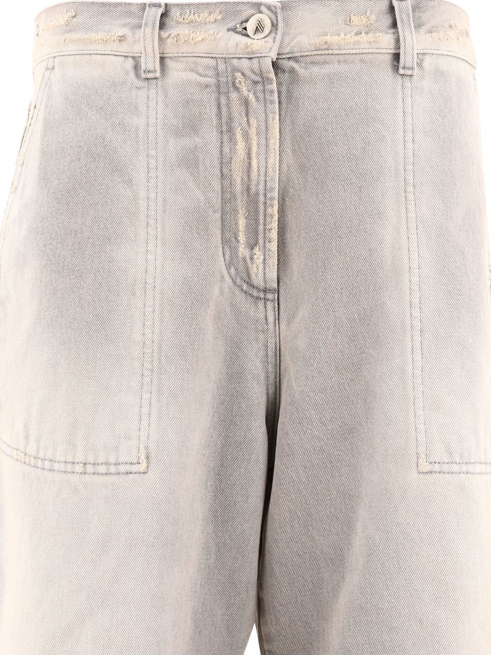 The Attico Wide leg jeans Grijs