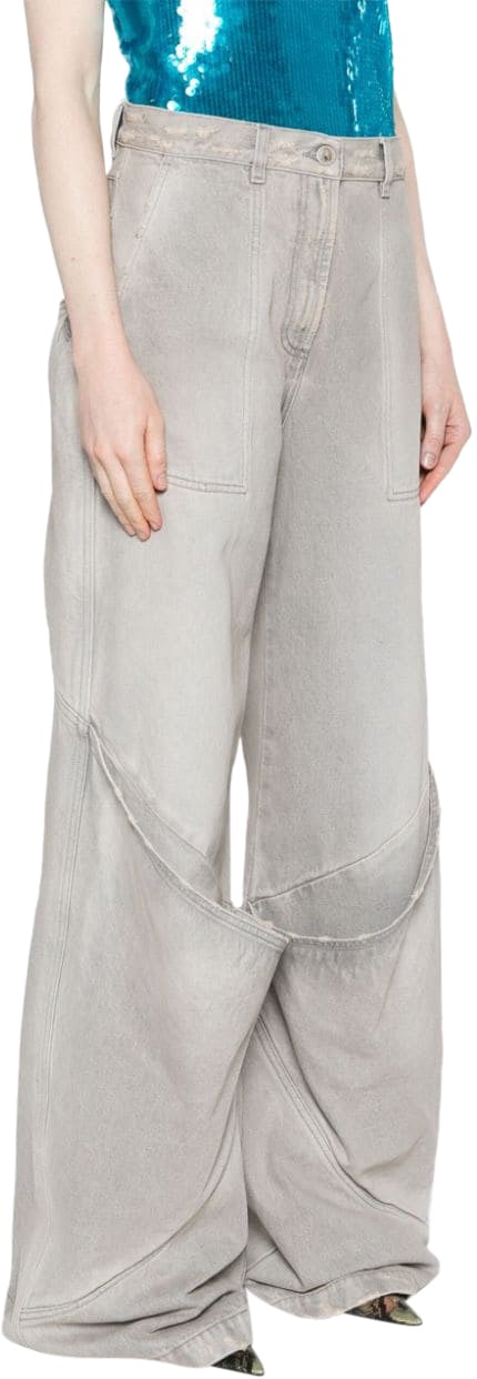 The Attico Jeans Grey Grijs