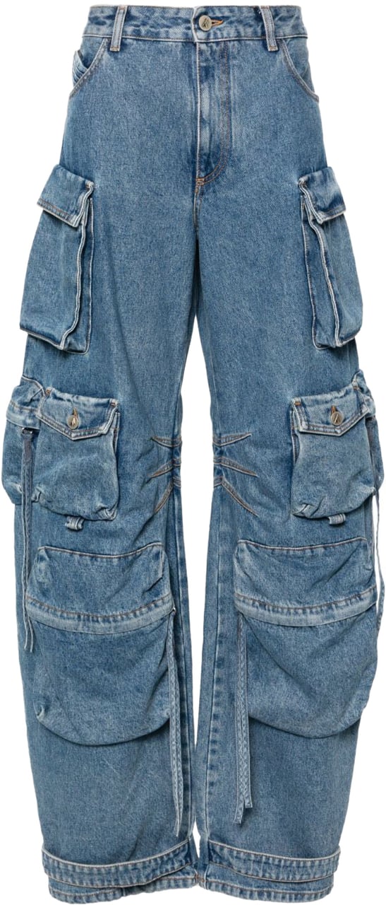 The Attico Jeans Blue Blauw