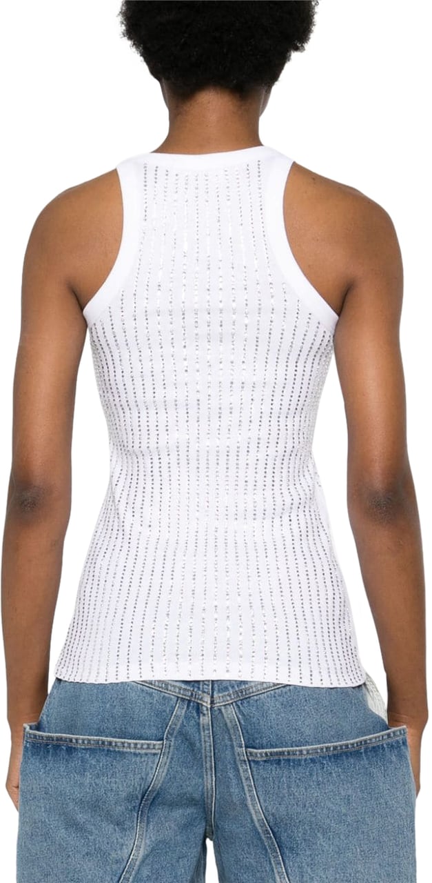 The Attico Top White Wit