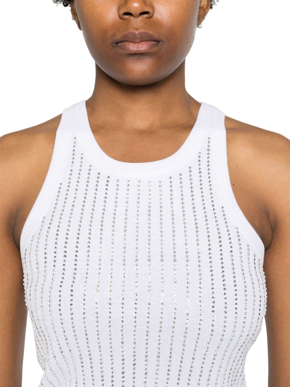 The Attico Top White Wit