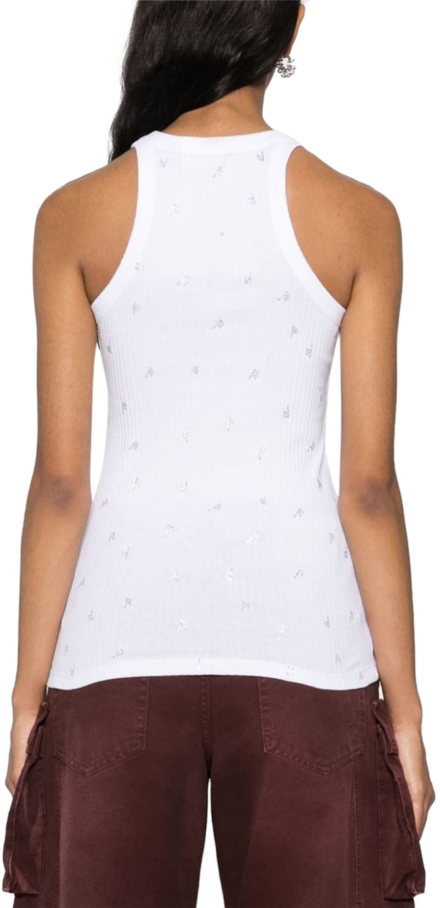 The Attico Top White Wit
