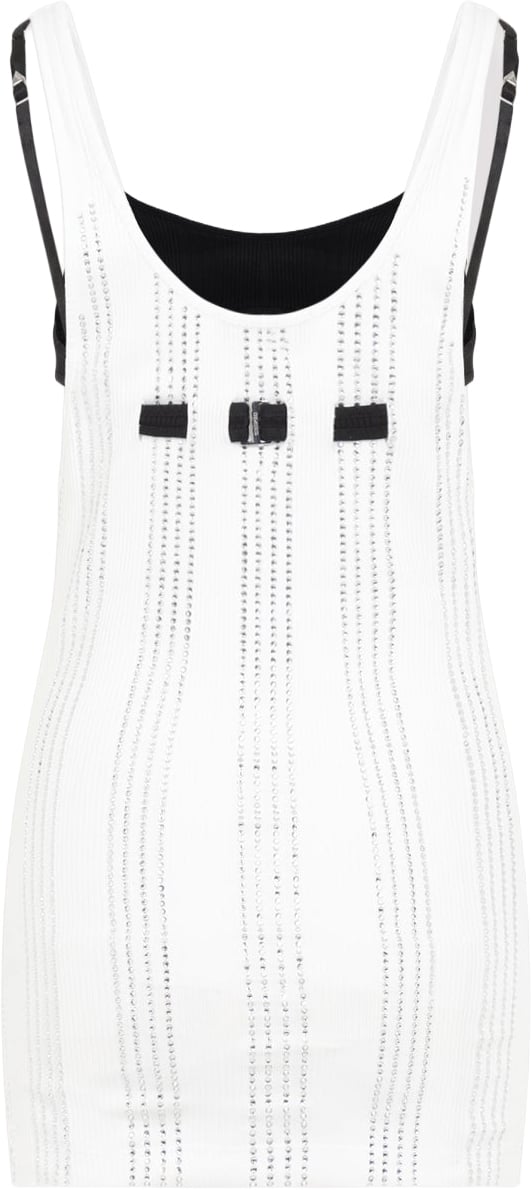 The Attico The Attico Flat Ribbed Jersey Tank Top Divers