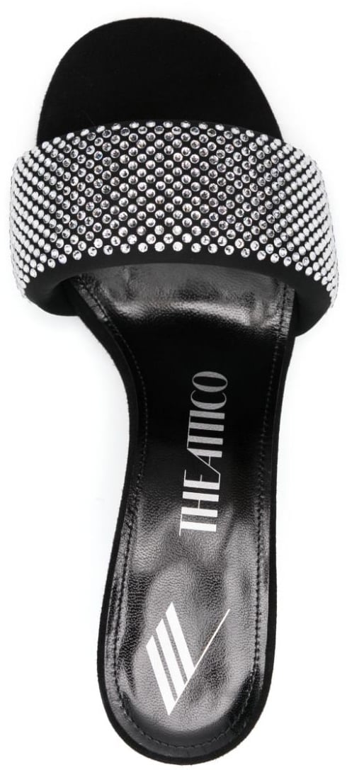 The Attico Sandals Silver Zilver