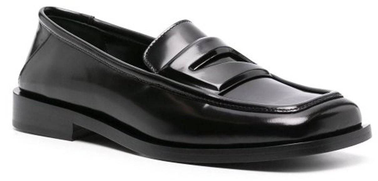 The Attico The Attico Amanda Leather Loafers Zwart