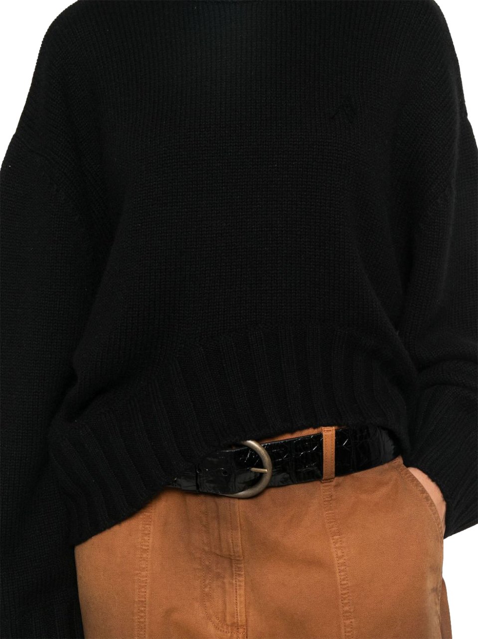 The Attico Sweaters Black Zwart
