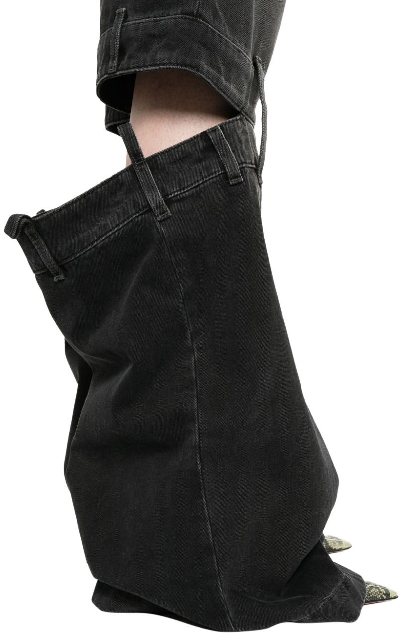 The Attico Jeans Black Zwart