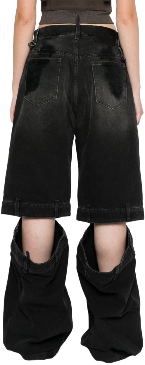 The Attico Jeans Black Zwart