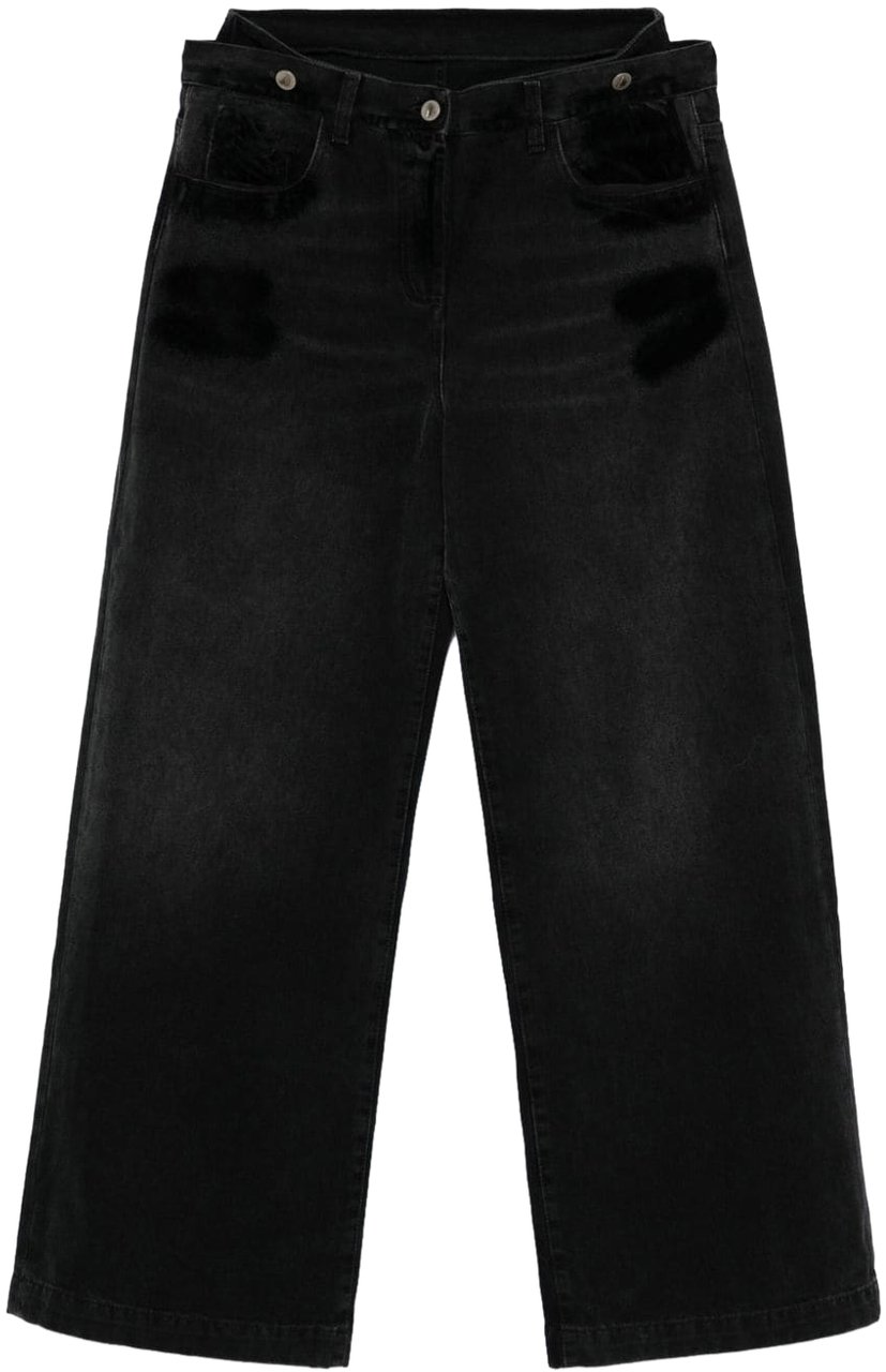 The Attico Jeans Black Zwart