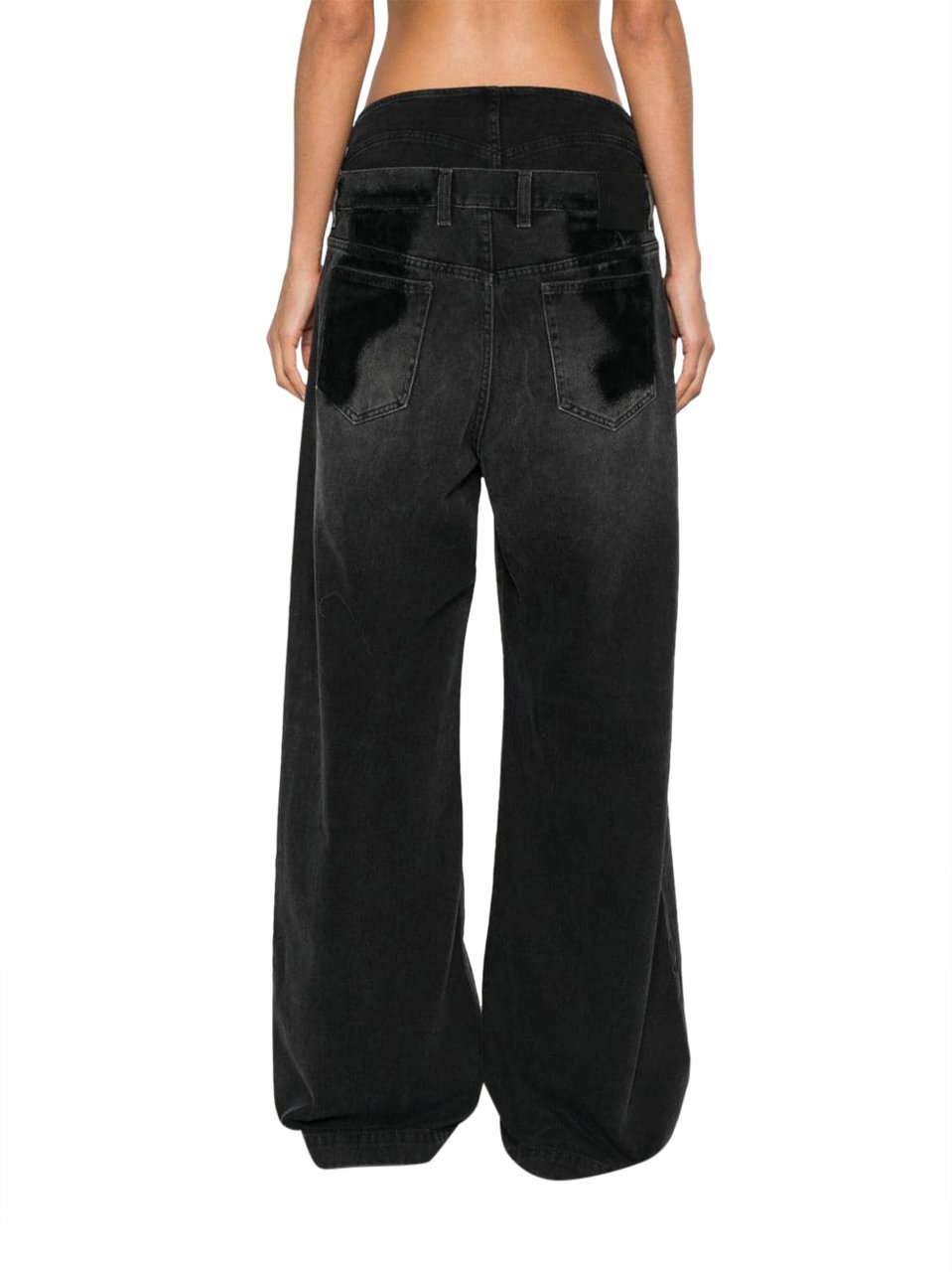 The Attico Jeans Black Zwart