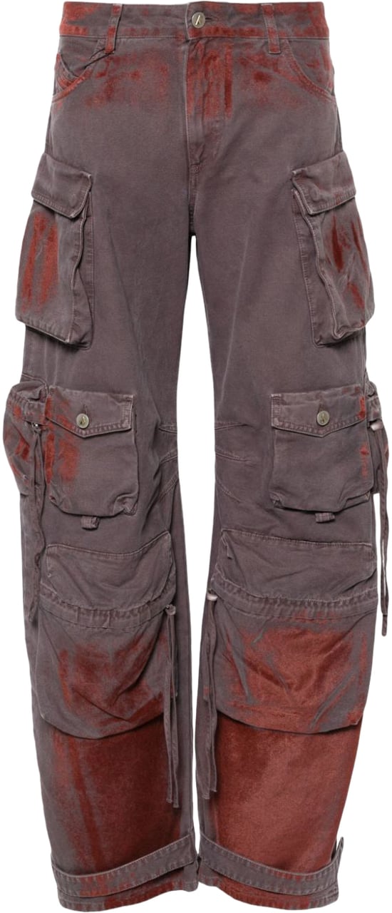 The Attico Jeans Red Rood