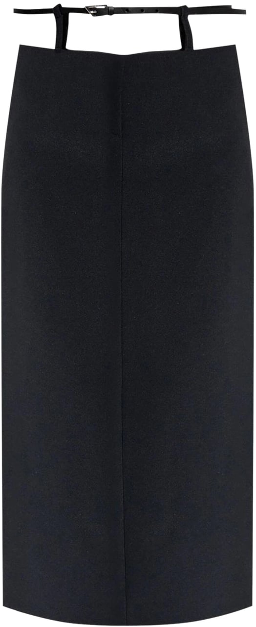 The Attico Gonna Midi Zwart