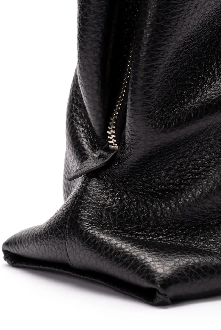 The Attico La Passeggiata Top Handle Black Zwart